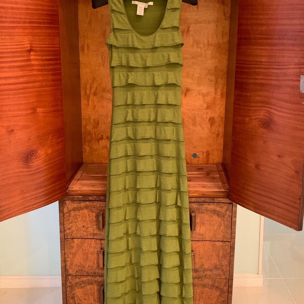 Max Studio Ruffled Maxi Dress